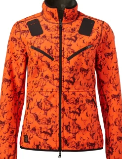 Chevalier Women's Mist Windblocker Reversible Jacket High Vis Orange Deer