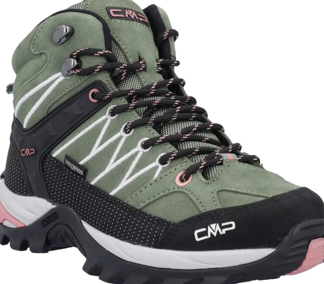 CMP Rigel Mid Women's Waterproof Salvia-Stone