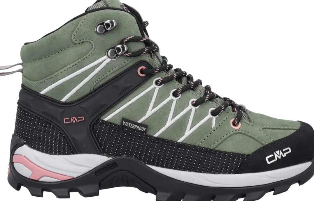 CMP Rigel Mid Women's Waterproof Salvia-Stone