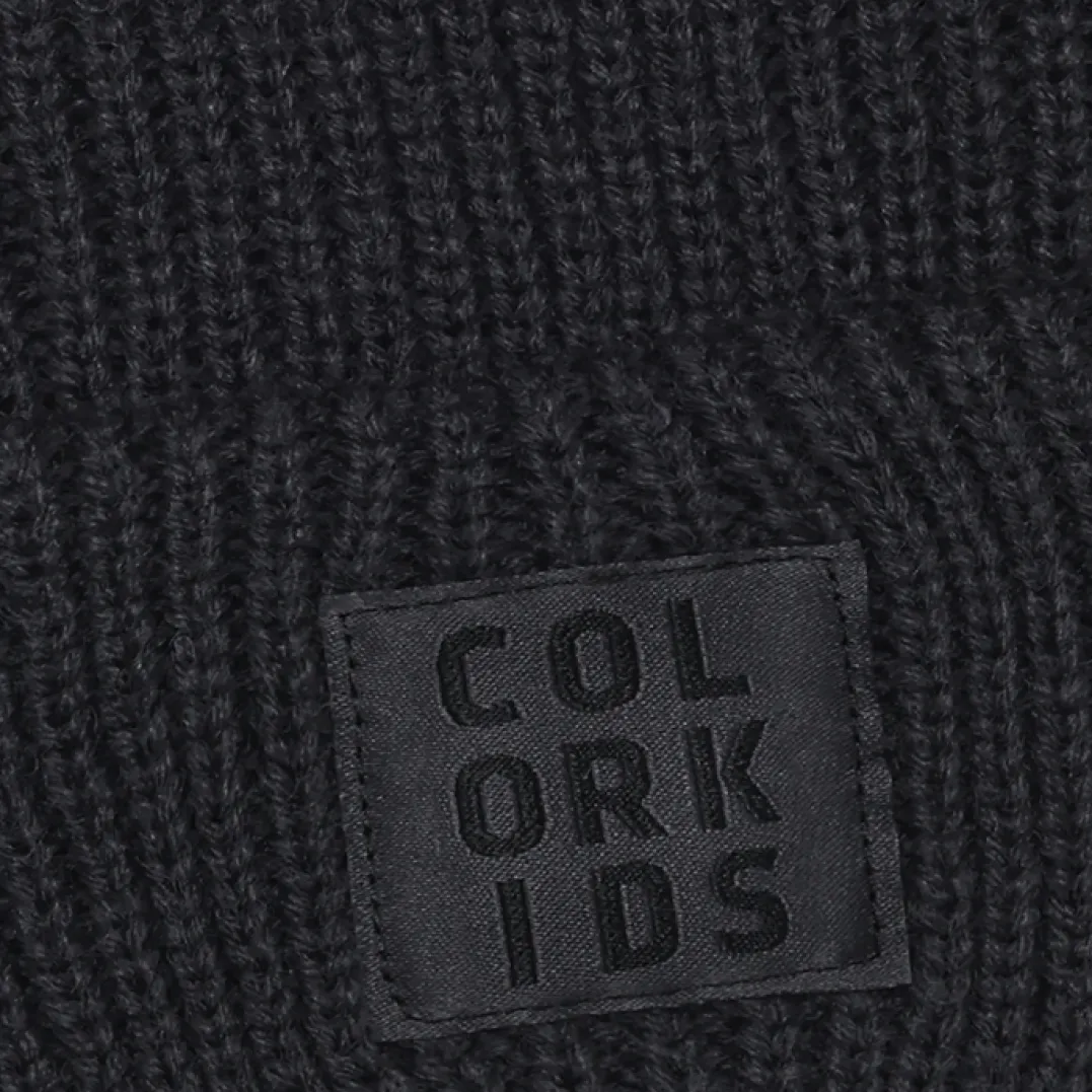 Color Kids Beanie W. Wool Phantom