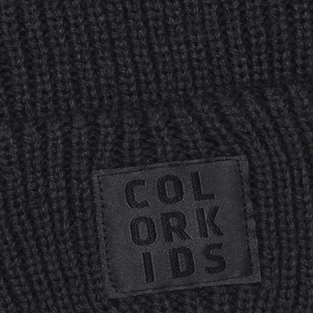 Color Kids Beanie W. Wool Phantom