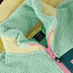 Color Kids Fleece Jacket W. Quilt Cabbage