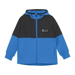 Color Kids Fleece Stretch Jacket W. Hood Campanula