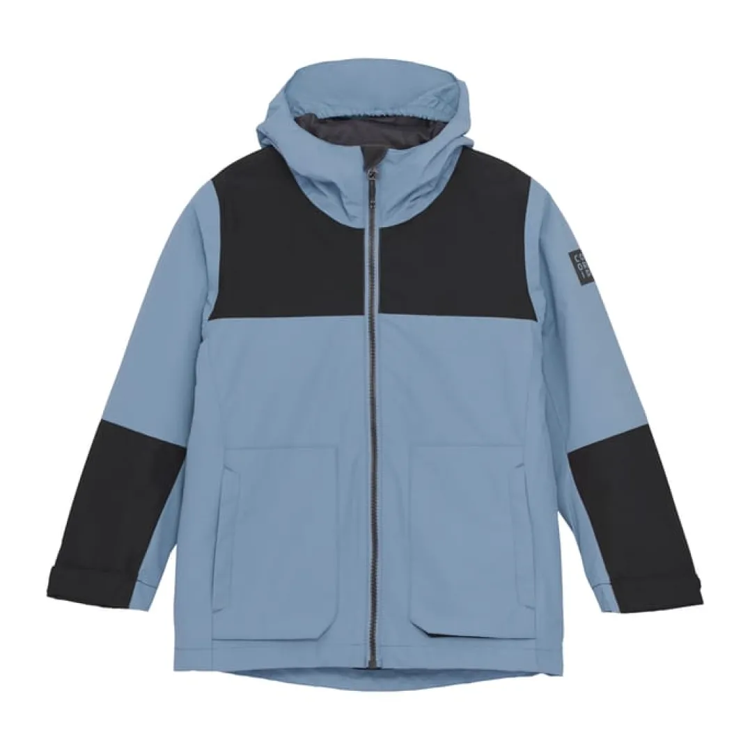 Color Kids Jr. Jacket - Colorblock Faded Denim