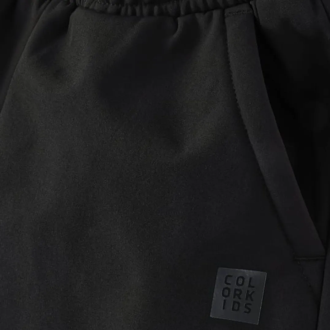 Color Kids Jr. Softshell Pants Black
