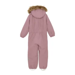 Color Kids Kids' Coverall With Fake Fur Woodrose