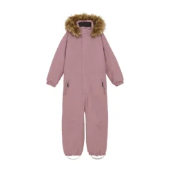 Color Kids Kids' Coverall With Fake Fur Woodrose