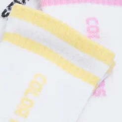 Color Kids Tennis Socks 3-Pack Begonia Pink