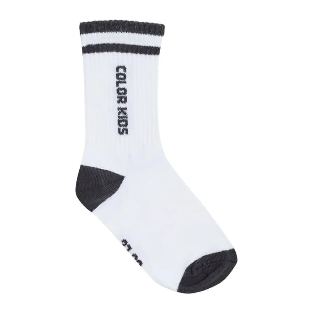 Color Kids Tennis Socks 3-Pack Cerulean