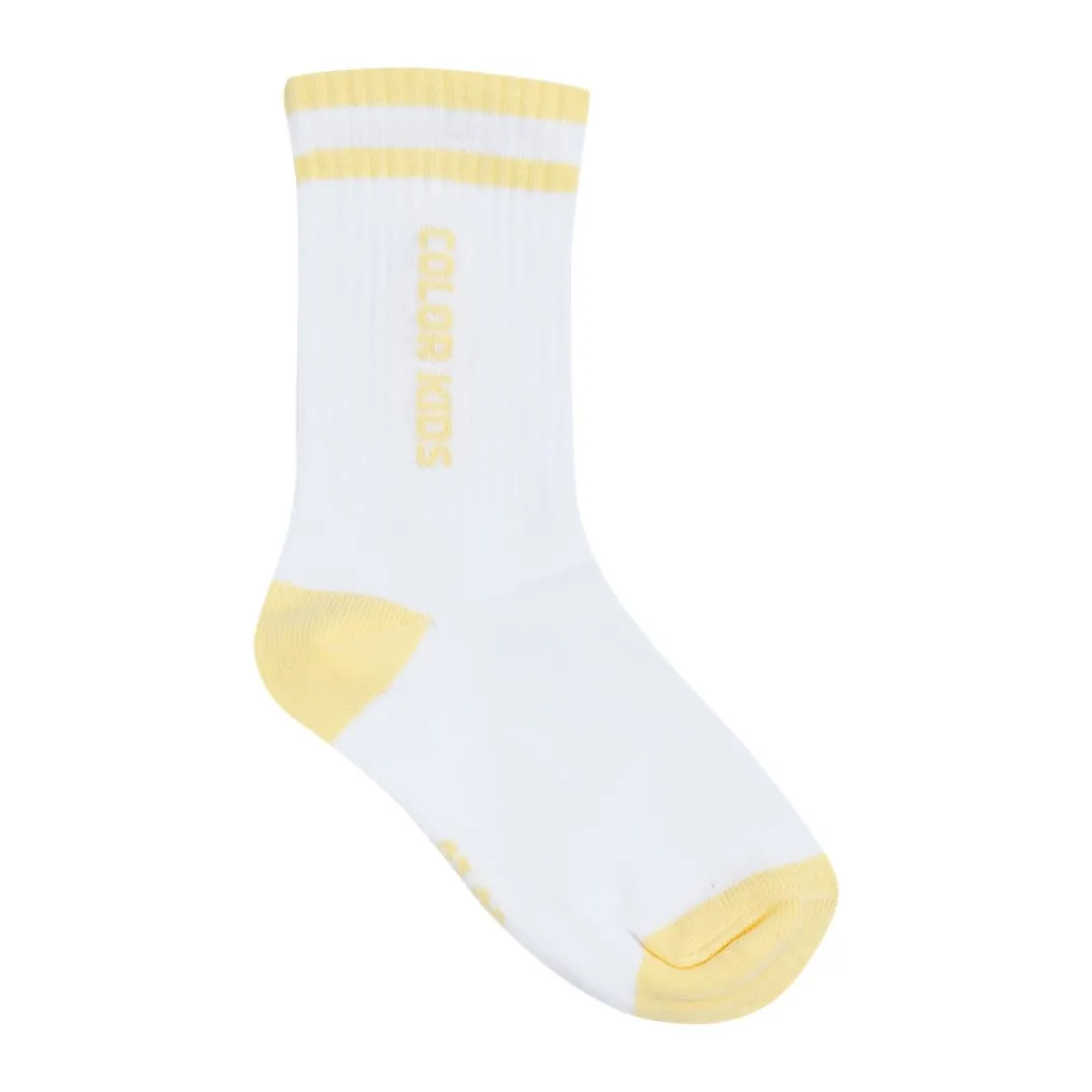 Color Kids Tennis Socks 3-Pack Cerulean