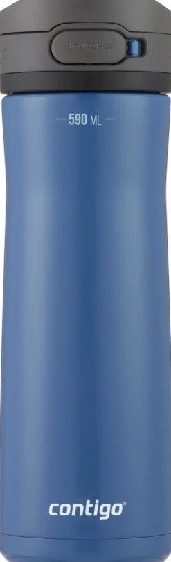 Contigo Jackson Chill Autopop Vacuum-Insulated Water Bottle 590 ml Blue Corn