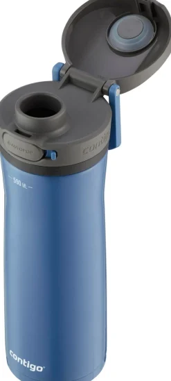 Contigo Jackson Chill Autopop Vacuum-Insulated Water Bottle 590 ml Blue Corn