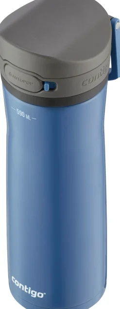 Contigo Jackson Chill Autopop Vacuum-Insulated Water Bottle 590 ml Blue Corn