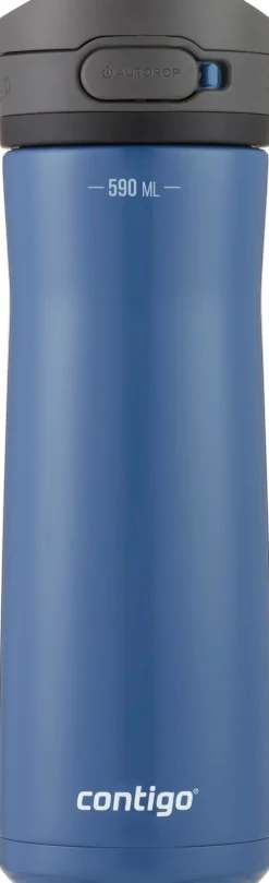 Contigo Jackson Chill Autopop Vacuum-Insulated Water Bottle 590 ml Blue Corn