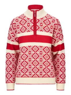 Dale of Norway Cortina 2026 Fem. Sweater Raspberry Offwhite