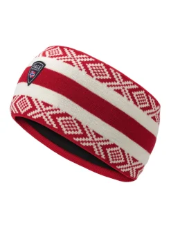 Dale of Norway Kvitegga Headband Raspberry Offwhite