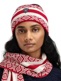Dale of Norway Kvitegga Headband Raspberry Offwhite