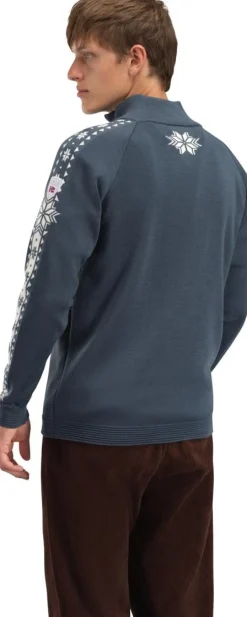 Dale of Norway Men's Geilo Sweater Steel Offwhite