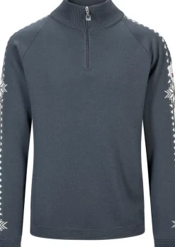 Dale of Norway Men's Geilo Sweater Steel Offwhite