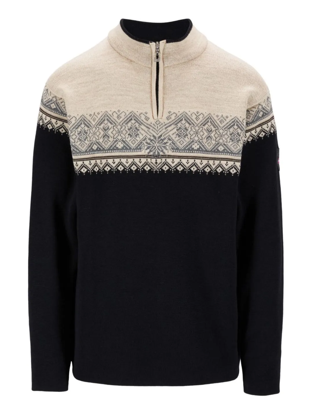 Dale of Norway Men's Moritz Sweater Black Sandstone