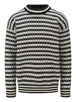 Dale of Norway Skipsleia Unisex Sweater Black Offwhite