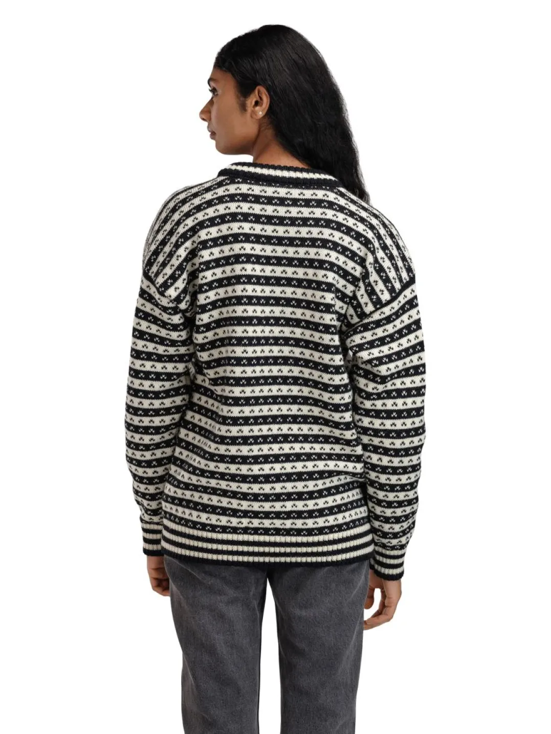 Dale of Norway Skipsleia Unisex Sweater Black Offwhite