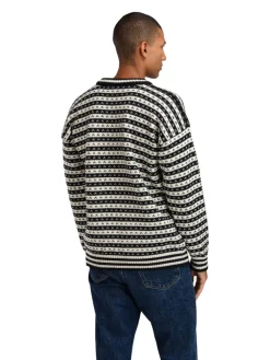 Dale of Norway Skipsleia Unisex Sweater Black Offwhite