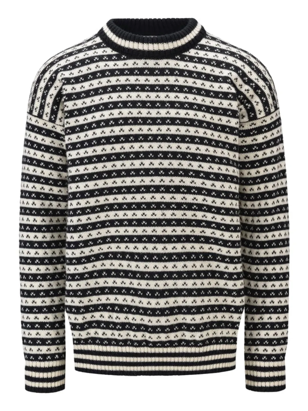 Dale of Norway Skipsleia Unisex Sweater Black Offwhite