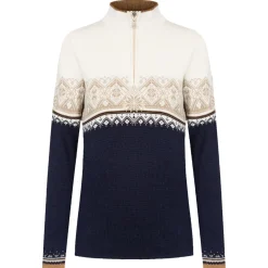 Dale of Norway Women's Moritz Sweater Navy/Bronze/Beige/Offwhite