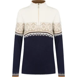 Dale of Norway Women's Moritz Sweater Navy/Bronze/Beige/Offwhite