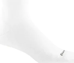 Darn Tough Men's Run Quarter Ultra-Lightweight Running Sock White