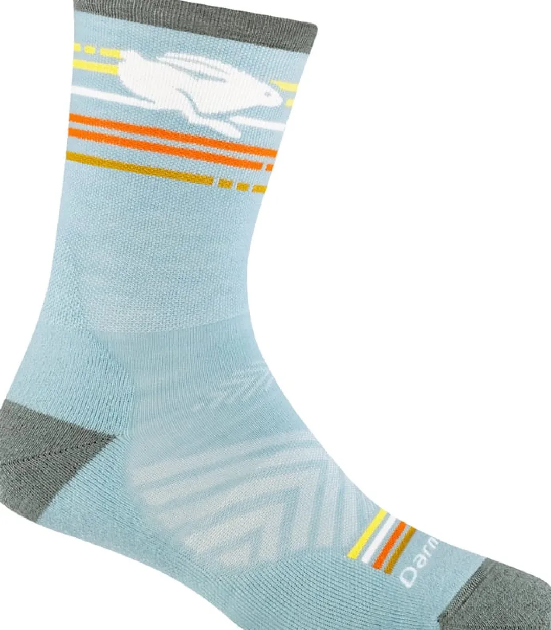 Darn Tough Women's Pacer Micro Crew Ultra-Lightweight With CushionGlacier