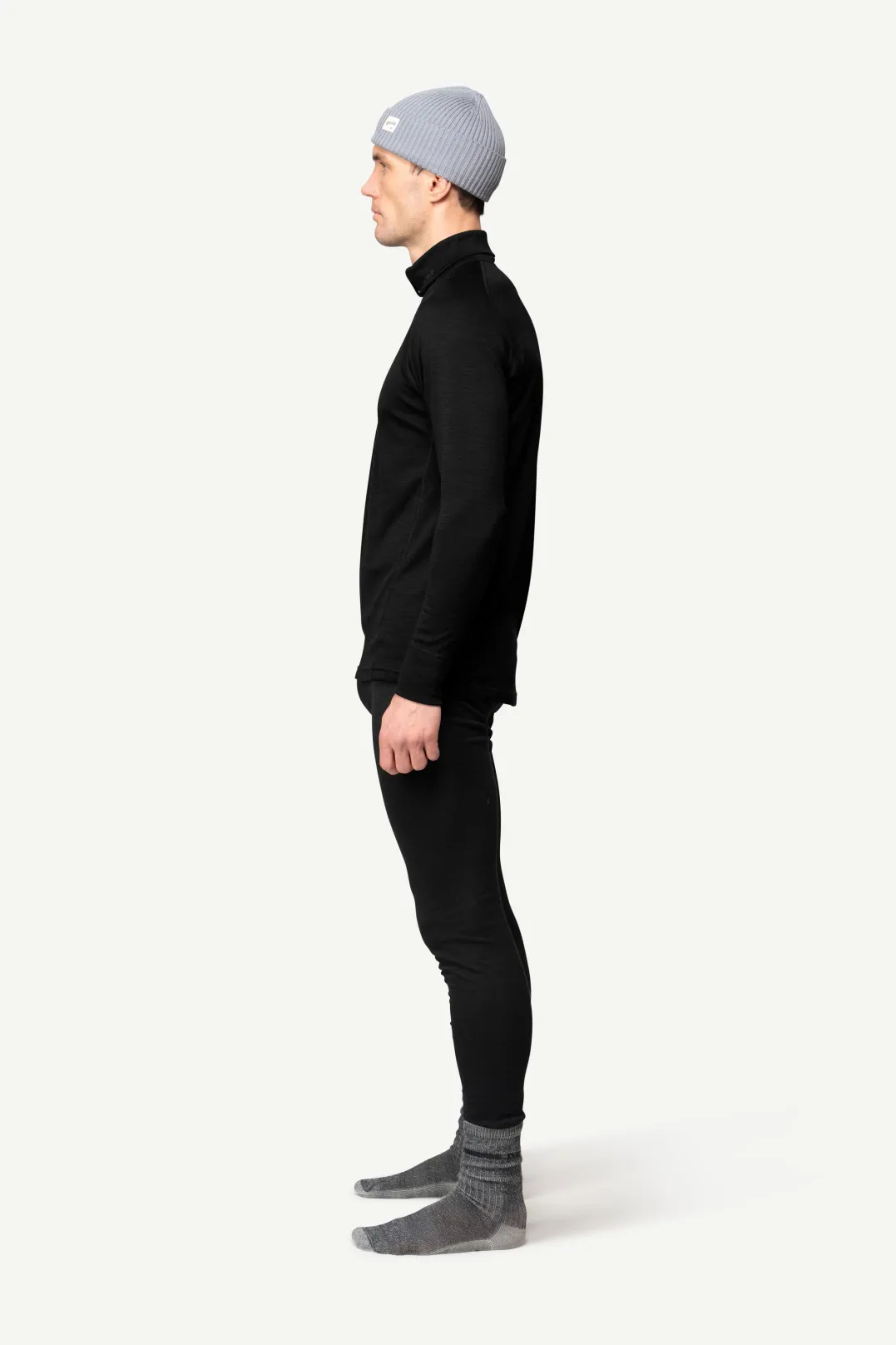 Devold Duo Active Merino 205 Z.Neck Man Black