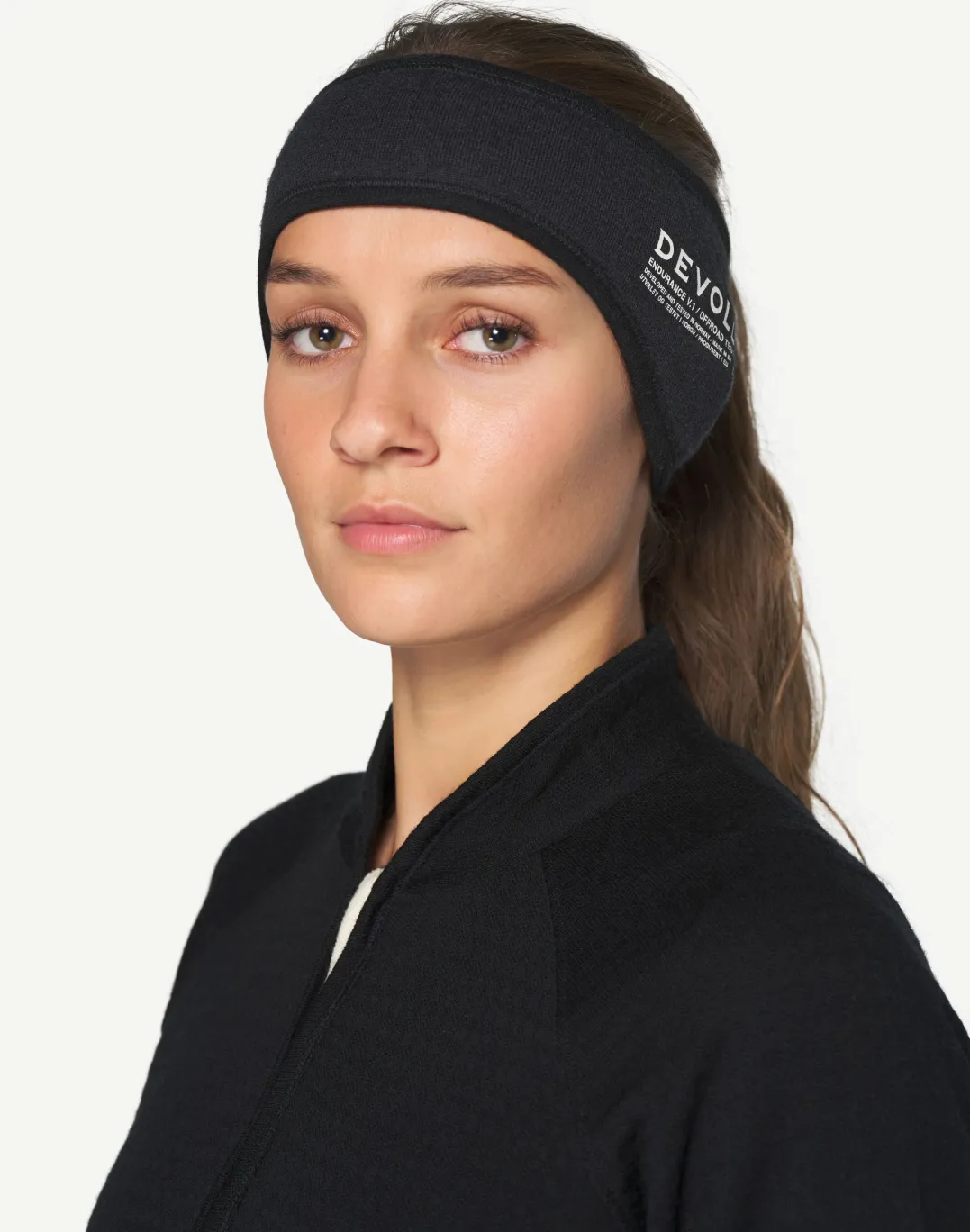 Devold Endurance Merino Headband Caviar
