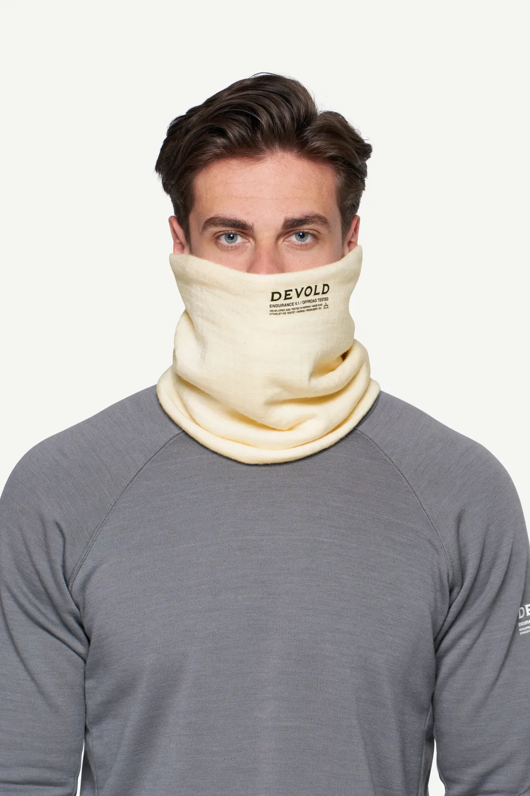 Devold Endurance Merino Neck Gaiter Raw White