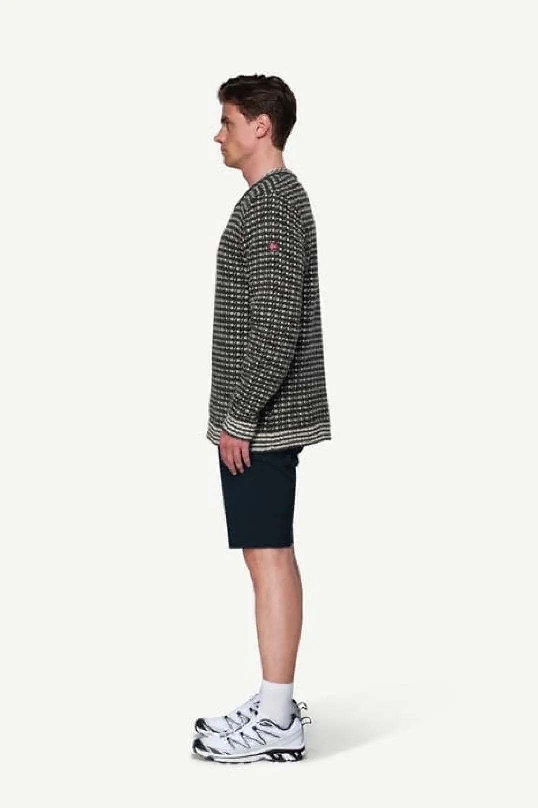 Devold Islender Refined Sweater Ink/offwhite