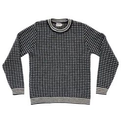 Devold Islender Refined Sweater Ink/offwhite