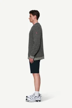 Devold Islender Refined Sweater Ink/offwhite