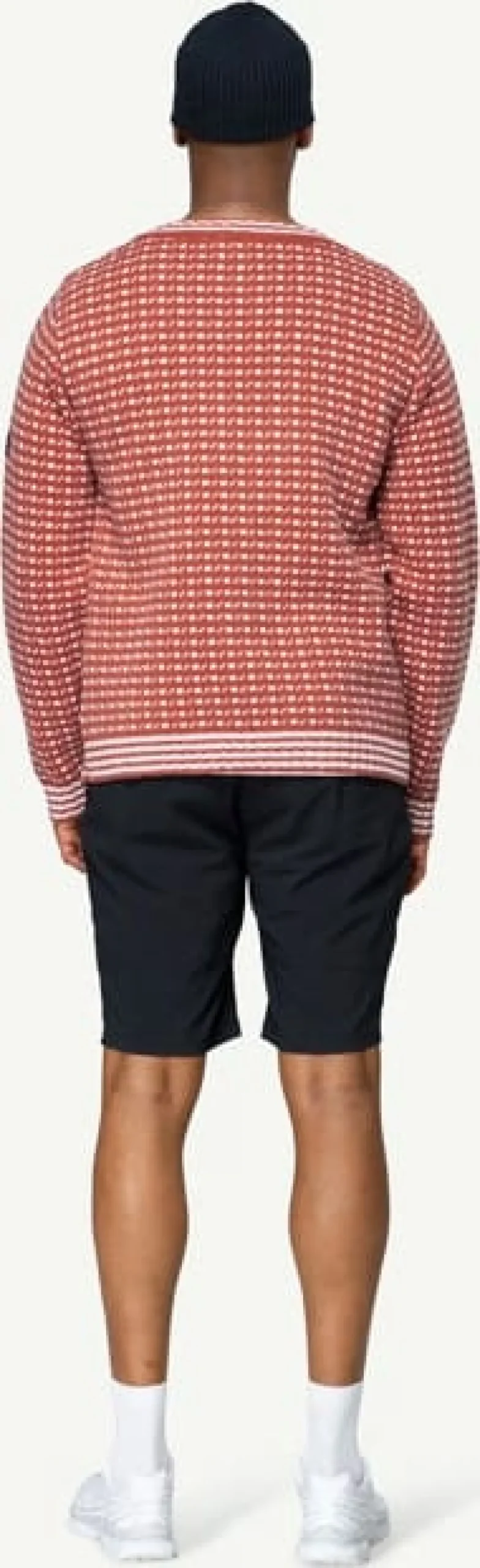 Devold Islender Refined Sweater Marsala/offwhite