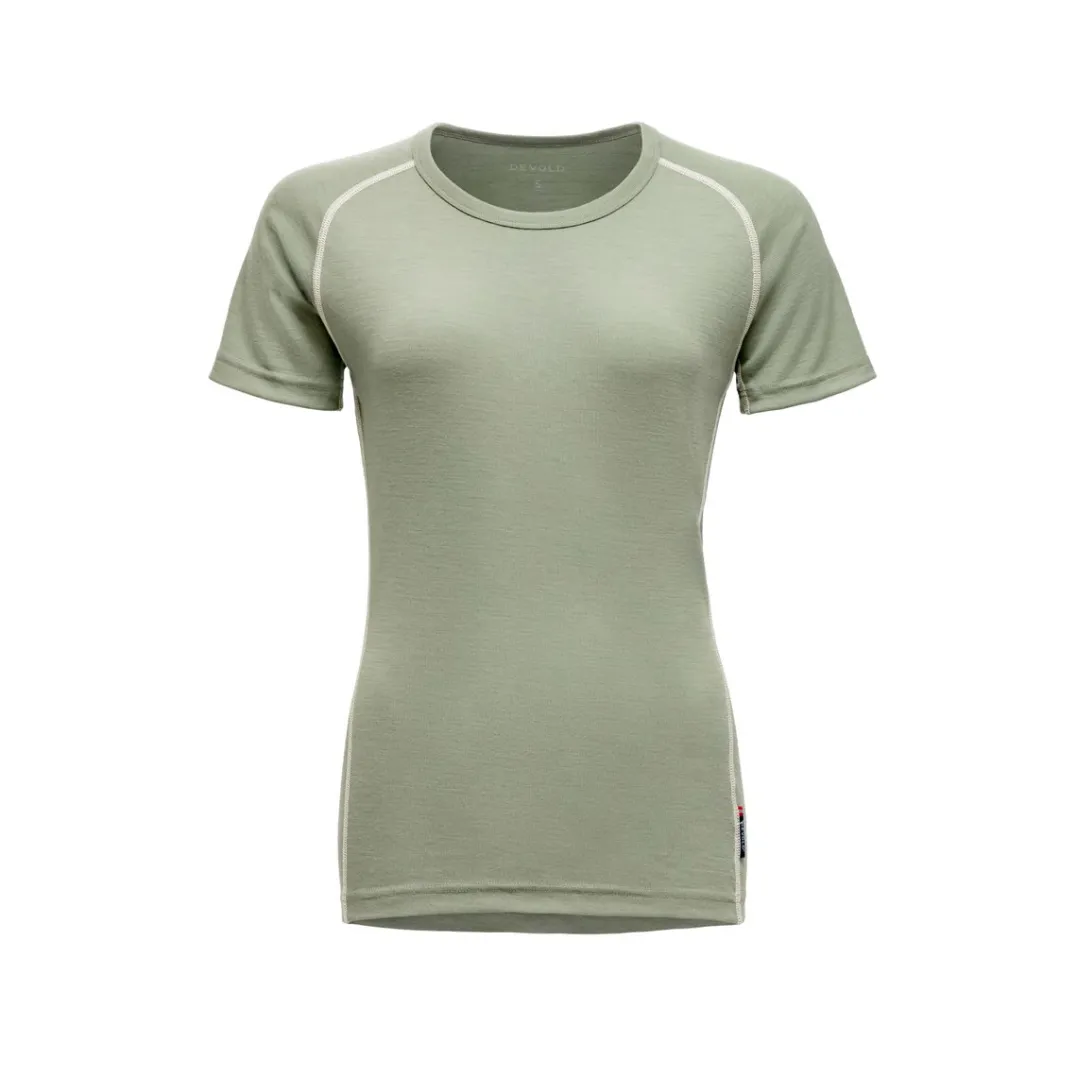 Devold Lauparen Merino 190 Base Tee Wmn Fog