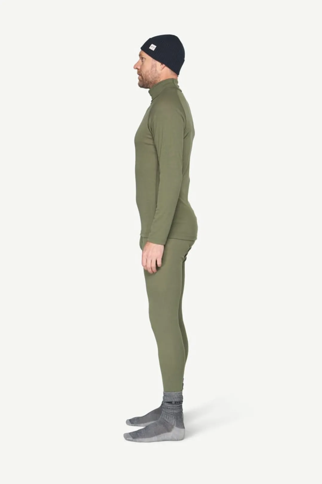 Devold Men's Adventure Merino 190 Half Neck Lichen