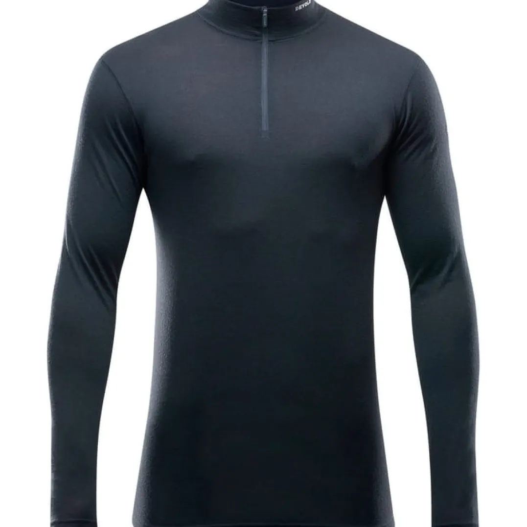 Devold Men's Breeze Half Zip Neck Black
