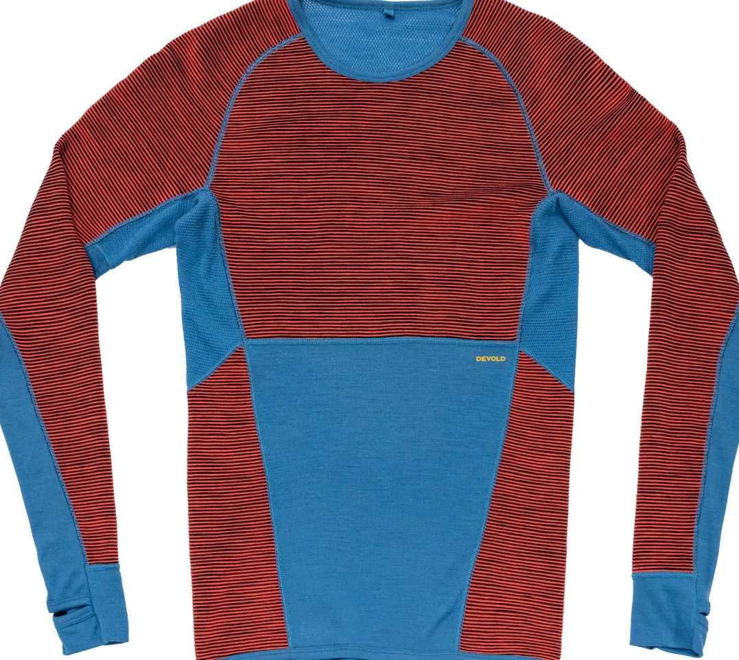 Devold Men's Tuvegga Merino Shirt Cayenne