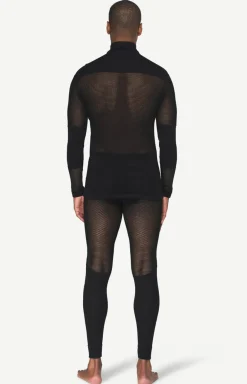 Devold Men's Wool Mesh Pro Zip Neck Black