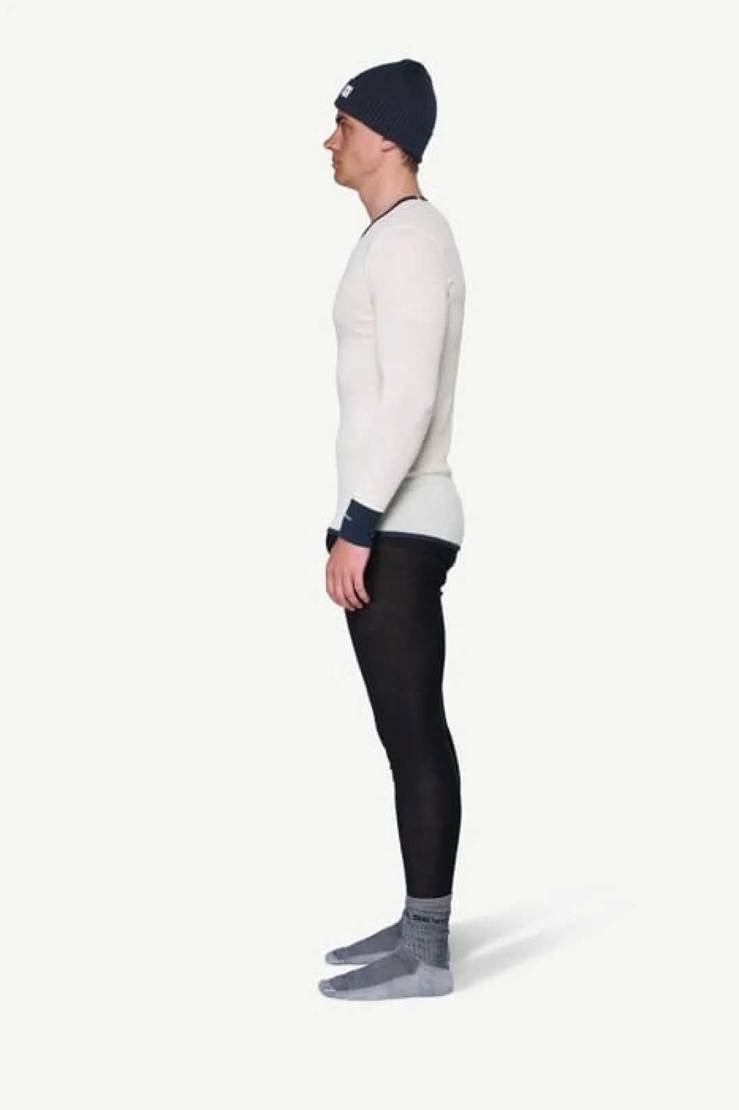 Devold Men's Wool Mesh Shirt Ink/offwhite