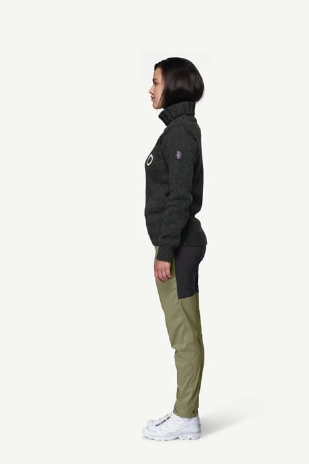 Devold Nansen Legacy High Neck Anthracite/offwhite