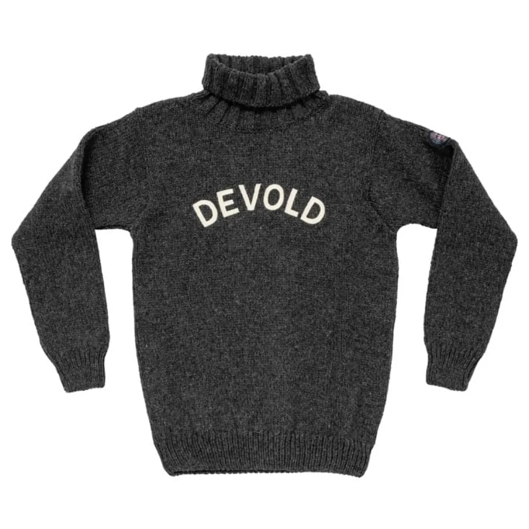 Devold Nansen Legacy High Neck Anthracite/offwhite