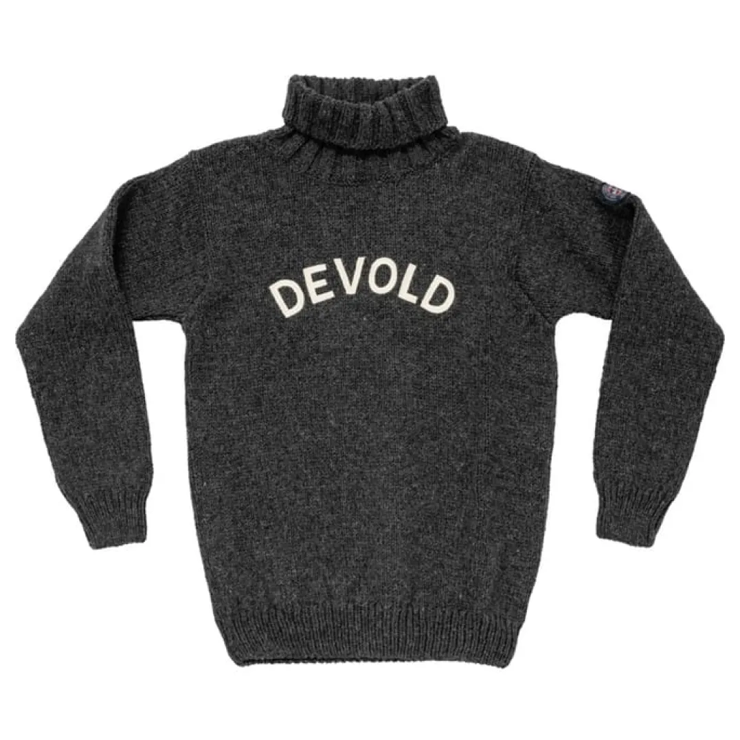 Devold Nansen Legacy High Neck Anthracite/offwhite