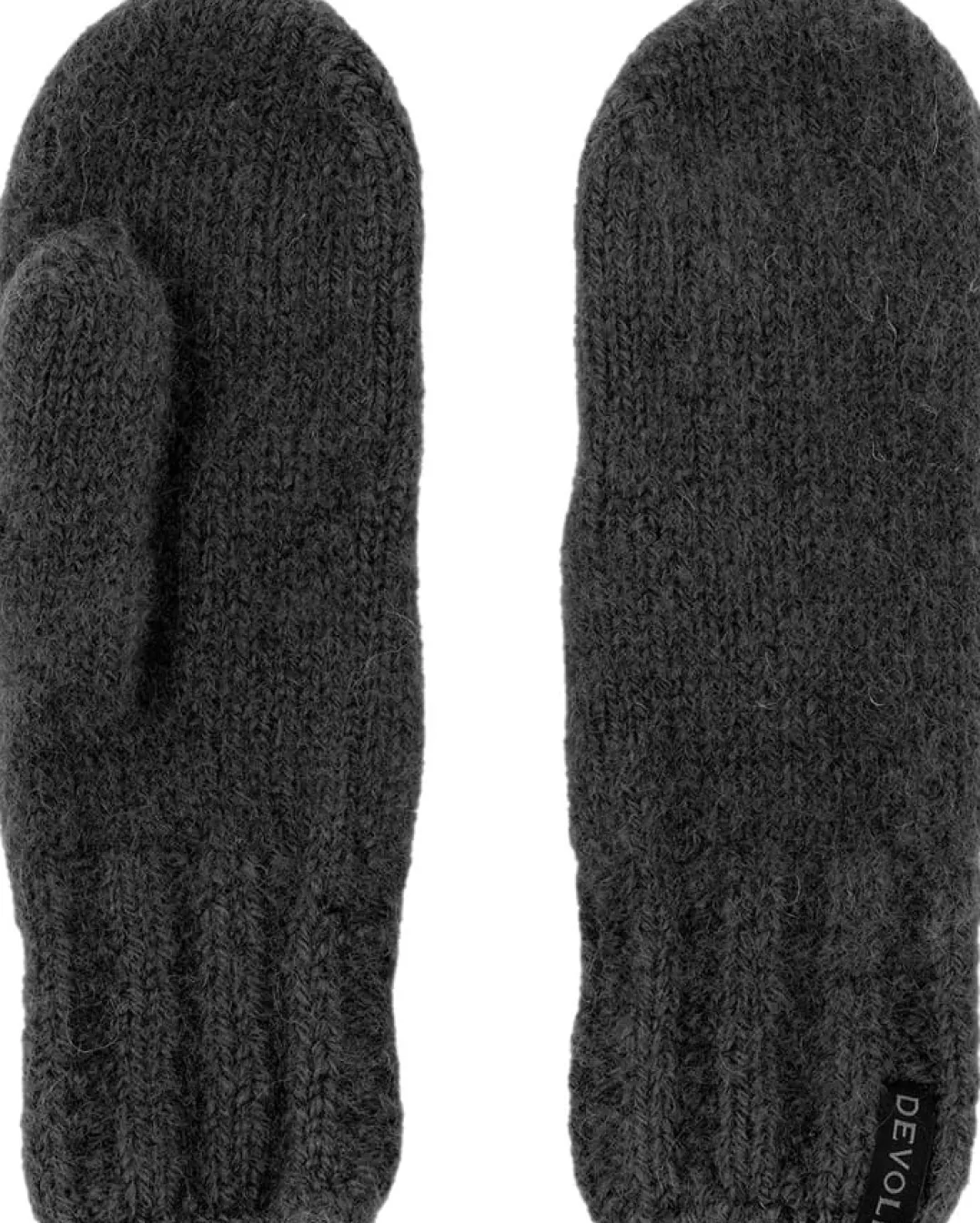Devold Nansen Wool Mitten Anthracite