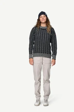 Devold Original Islender Wool Sweater Anthracite/Offwhite